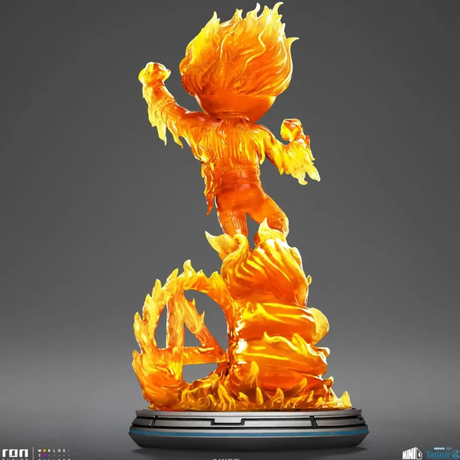 Designer Vinyl>Fantastic 4 The Fantastic Four: First Steps (2025) - Human Torch MiniCo 8” Vinyl Figure