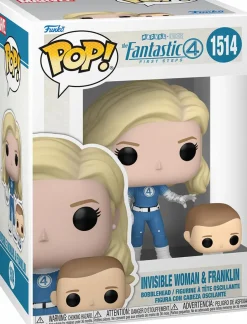 Standard Pop!>Fantastic 4 The Fantastic Four: First Steps (2025) - Invisible Woman & Franklin Pop! Vinyl Figure