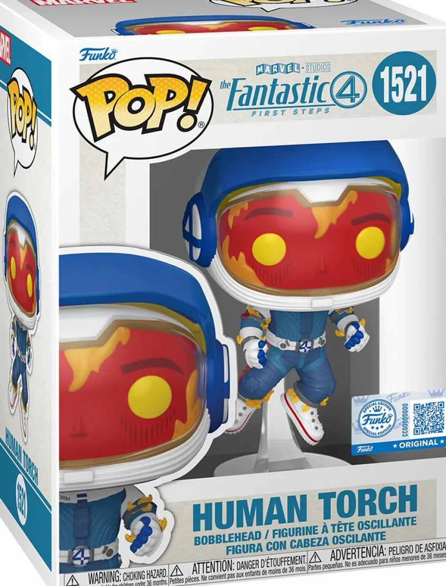 Standard Pop!>Fantastic 4 The Fantastic Four: First Steps (2025) - Human Torch in Space Suit Pop! Vinyl Figure