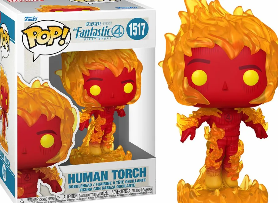 Standard Pop!>Fantastic 4 The Fantastic Four: First Steps (2025) - Human Torch Pop! Vinyl Figure