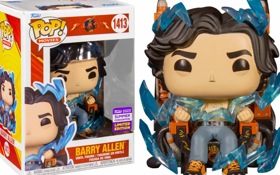 Funko Convention Exclusives>Flash The (2023) - Barry Allen Pop! Vinyl Figure (2023 Summer Convention Exclusive) (Popcultcha Exclusive)