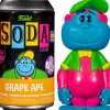 Funko Convention Exclusives>Great Grape Ape Show, The The Great Grape Ape Show - Grape Ape Blacklight SODA Vinyl Figure in Collector Can (International Edition) (2022 Fall Convention Exclusive / Popcultcha Exclusive)