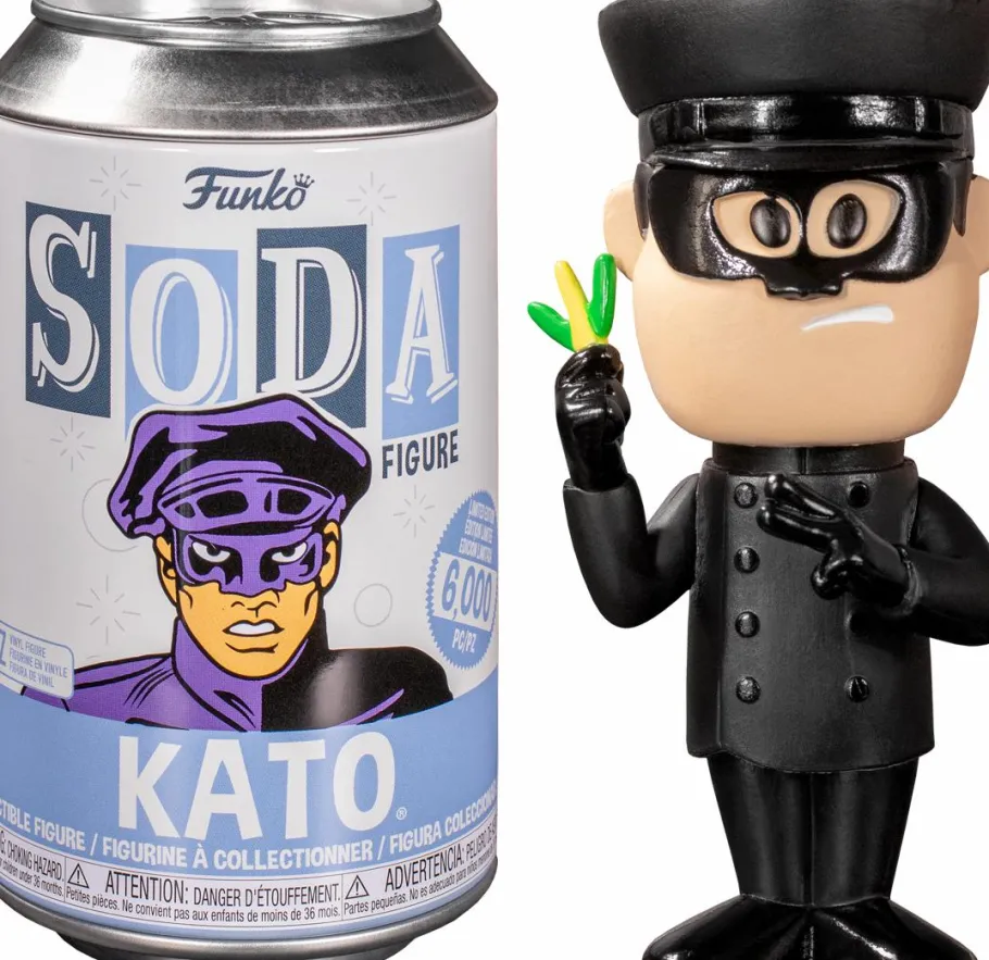 Designer Vinyl>Green Hornet The (1966) - Kato Vinyl SODA Figure in Collector Can (Popcultcha Exclusive)
