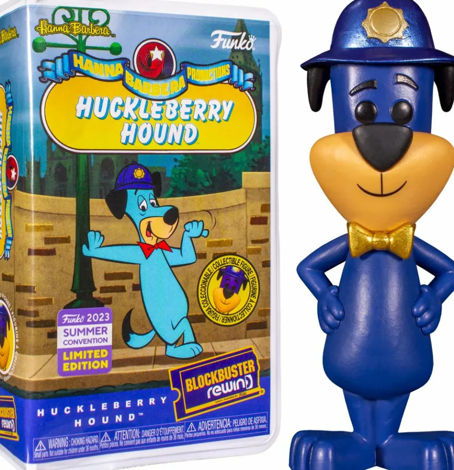 Funko Convention Exclusives>Huckleberry Hound The Show - Blockbuster Rewind Vinyl Figure (2023 Summer Convention Exclusive) (Popcultcha Exclusive)
