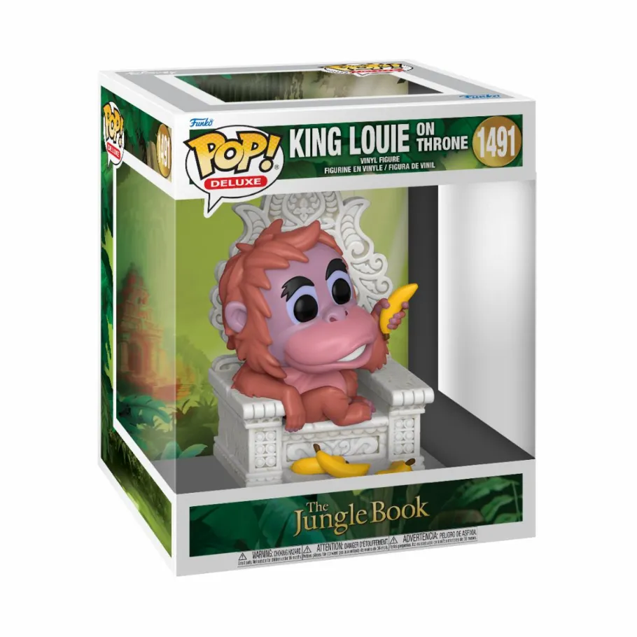 Pop! Deluxe>The Jungle Book (1967) - King Louie on Throne Pop! Deluxe Vinyl Figure