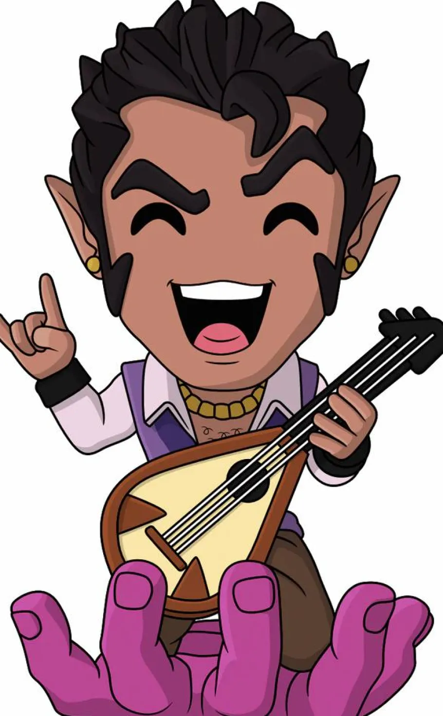 Designer Vinyl>Critical Role The Legend of Vox Machina (2022) - Scanlan Shorthalt 4.5" Vinyl Figure