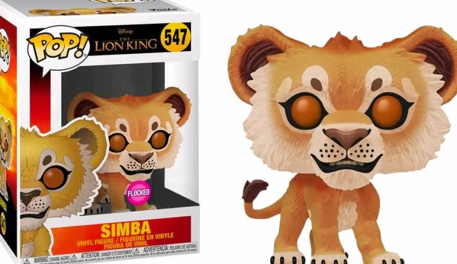 Standard Pop!>The Lion King (2019) - Simba Flocked Pop! Vinyl Figure
