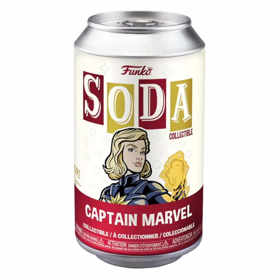 Designer Vinyl>The Marvels (2023) - Captain Marvel Vinyl SODA Figure in Collector Can