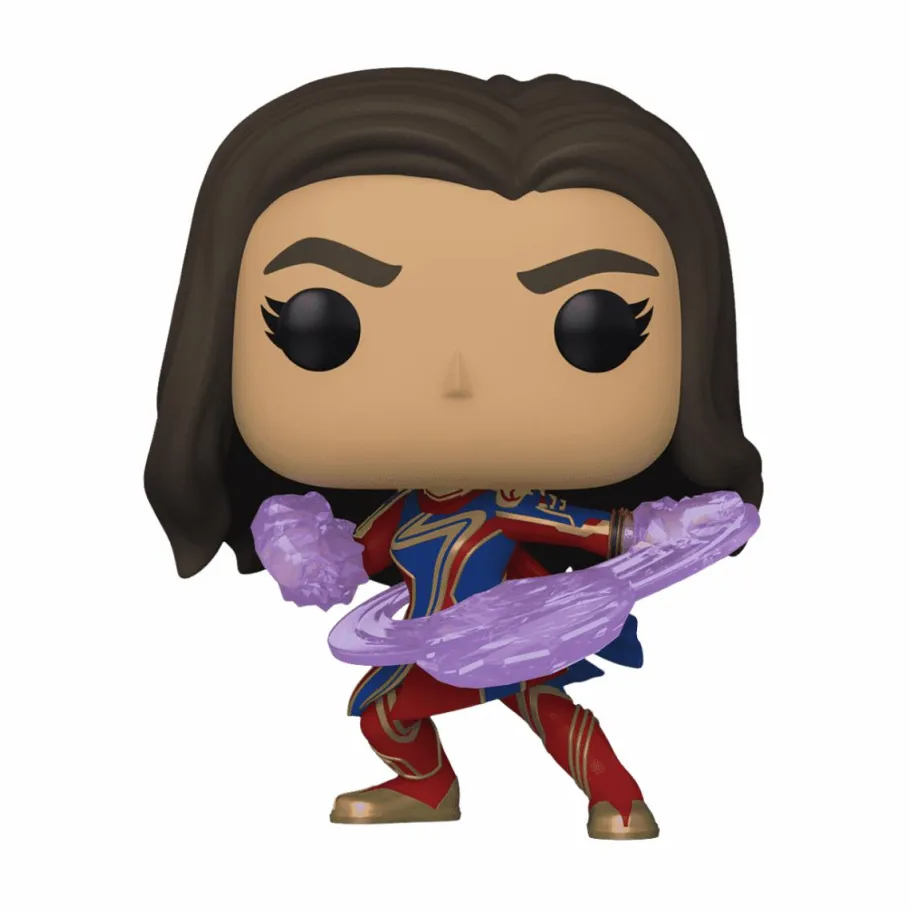 Standard Pop!>The Marvels (2023) - Ms. Marvel Glow-in-the-Dark Pop! Vinyl Figure (Popcultcha Exclusive)