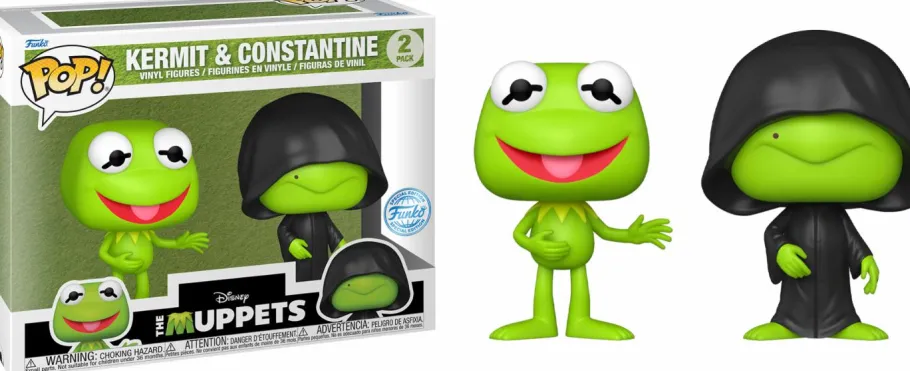 Standard Pop!>The Muppets - Kermit & Constantine Pop! Vinyl Figure 2-Pack
