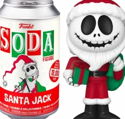 Designer Vinyl>The Nightmare Before Christmas - Santa Jack Skellington SODA Vinyl Figure in Collector Can (International Edition)