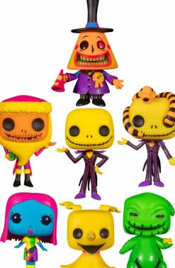 Pop! Bundles>The Nightmare Before Christmas - Blacklight Santa Jack Is Coming To Pop! Vinyl Bundle (Set of 7)