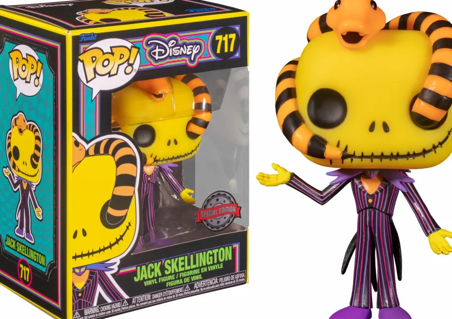 Pop! Bundles>The Nightmare Before Christmas - Blacklight Santa Jack Is Coming To Pop! Vinyl Bundle (Set of 7)