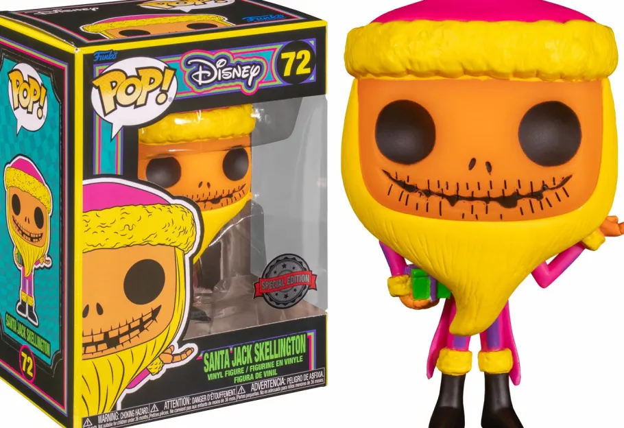 Pop! Bundles>The Nightmare Before Christmas - Blacklight Santa Jack Is Coming To Pop! Vinyl Bundle (Set of 7)
