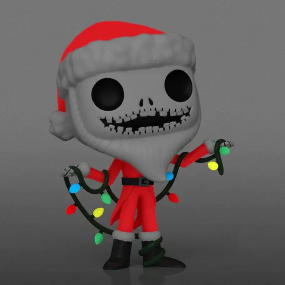 Standard Pop!>The Nightmare Before Christmas 30th Anniversary - Santa Jack Glow-in-the-Dark Pop! Vinyl Figure
