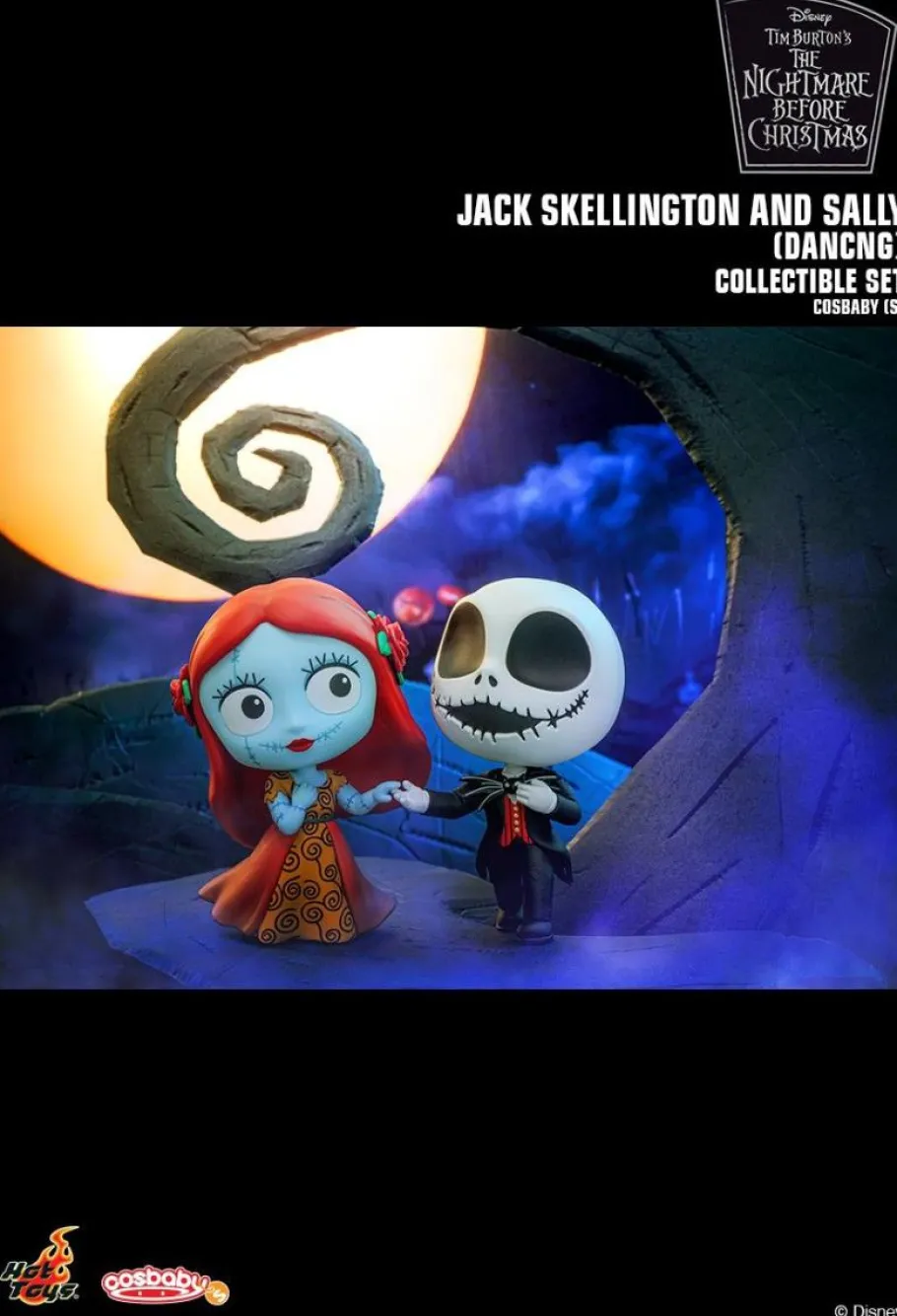 Cosbaby>The Nightmare Before Christmas - Jack Skellington & Sally Dancing Cosbaby (S) Hot Toys Figure 2-Pack