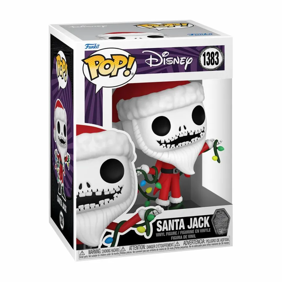 Standard Pop!>The Nightmare Before Christmas 30th Anniversary - Santa Jack Pop! Vinyl Figure
