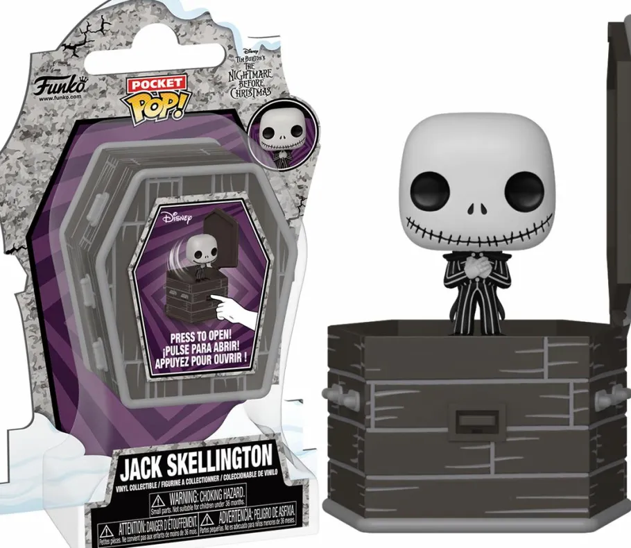 Standard Pop!>The Nightmare Before Christmas - Jack Skellington in Coffin Pocket Pop! Vinyl Figure