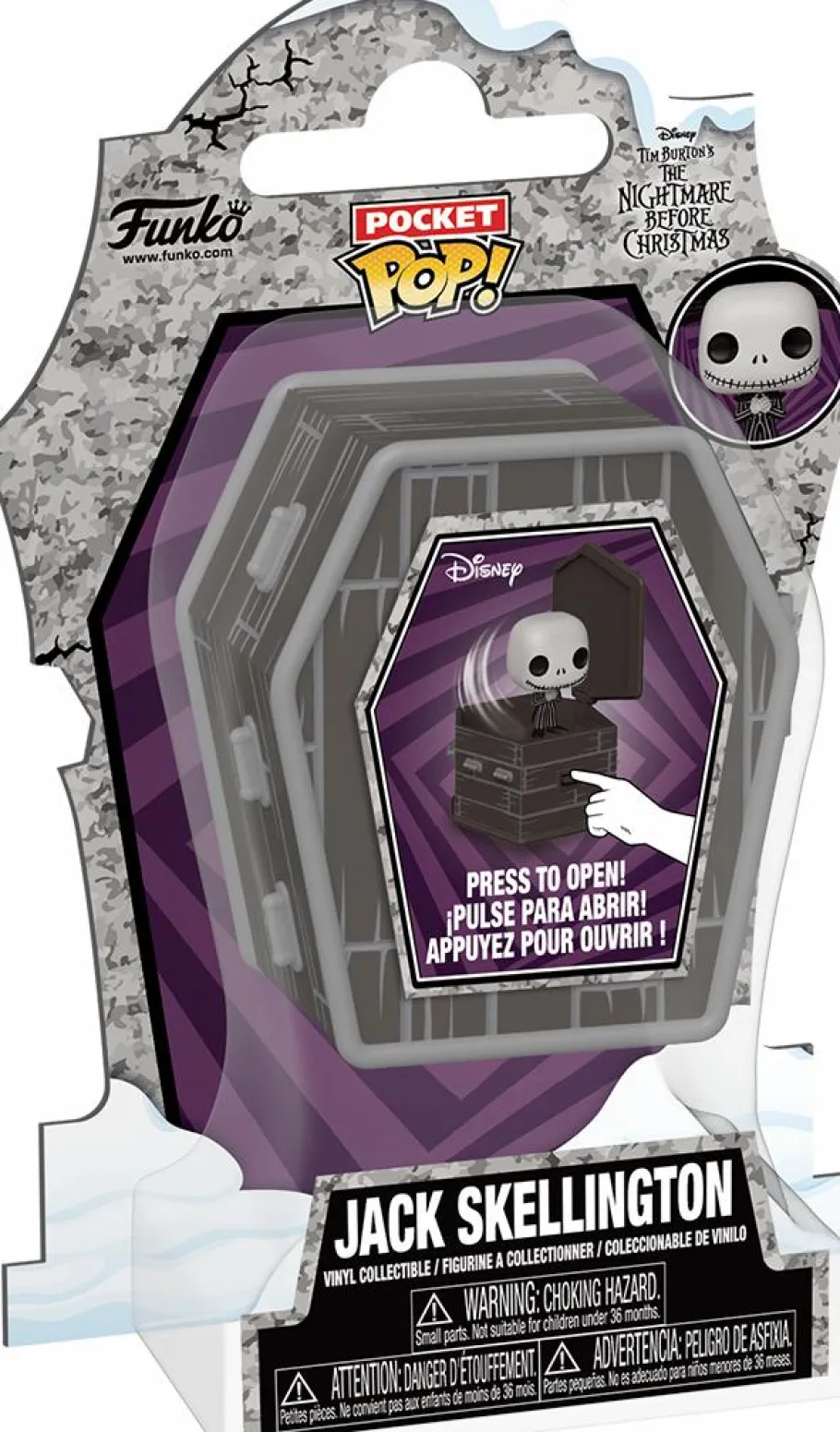 Standard Pop!>The Nightmare Before Christmas - Jack Skellington in Coffin Pocket Pop! Vinyl Figure