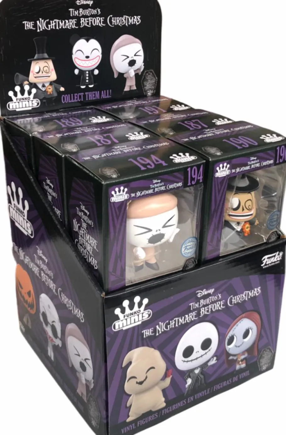 Blind Box>The Nightmare Before Christmas - Funko Minis 3" Vinyl Figure (Display of 12)