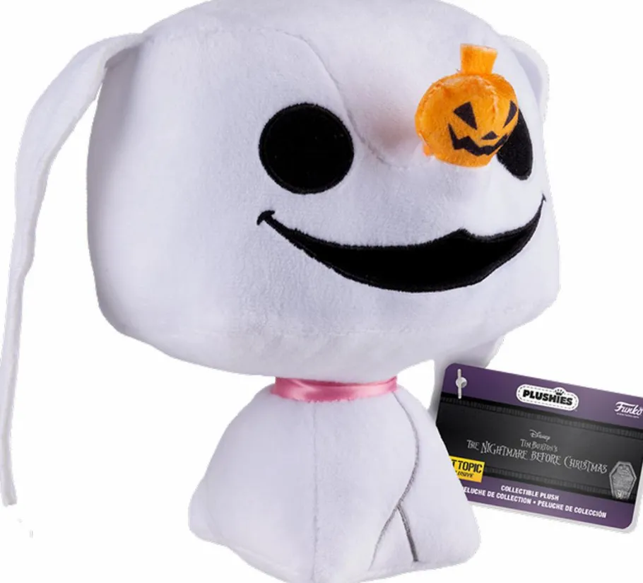 Designer Plush>The Nightmare Before Christmas 30th Anniversary - Zero Glow-in-the-Dark 7" Pop! Plush