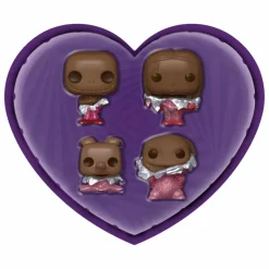 Designer Vinyl>The Nightmare Before Christmas - Valentines 2024 (Chocolate) Pocket Pop! Box 4-Pack