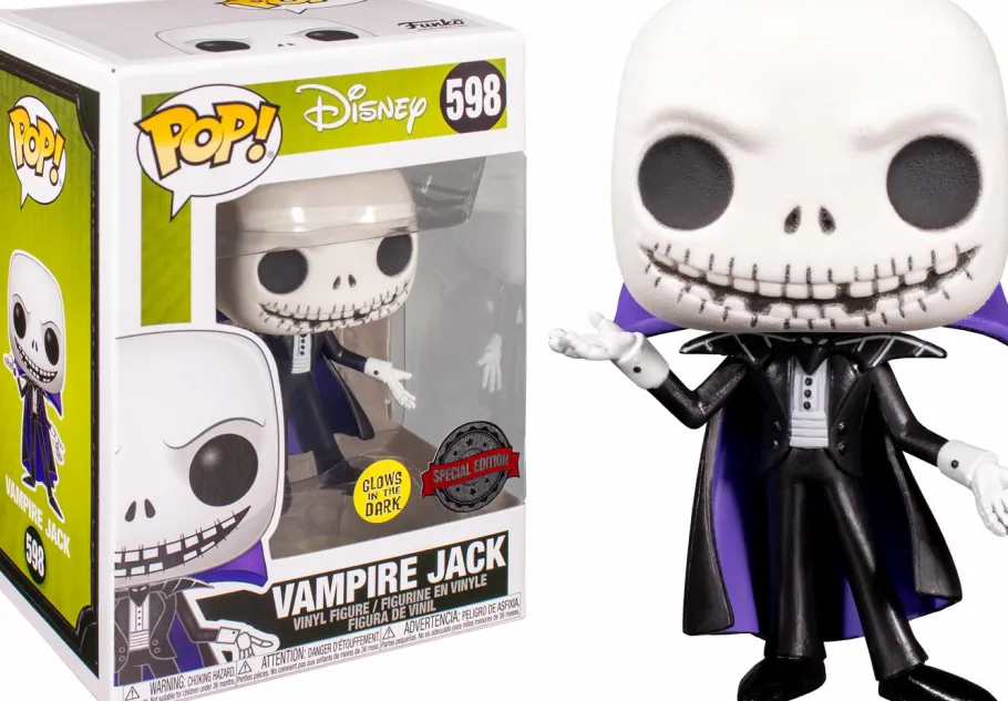 Standard Pop!>The Nightmare Before Christmas - Vampire Jack Glow in the Dark Pop! Vinyl Figure