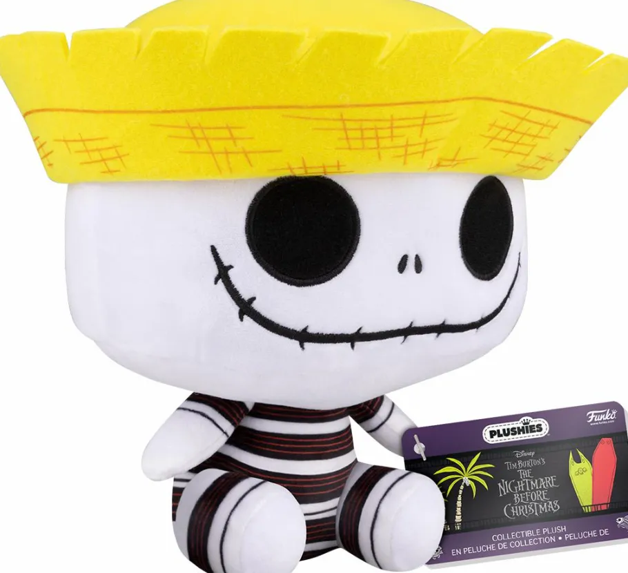 Designer Plush>The Nightmare Before Christmas - Jack Skellington at the Beach 7" Pop! Plush