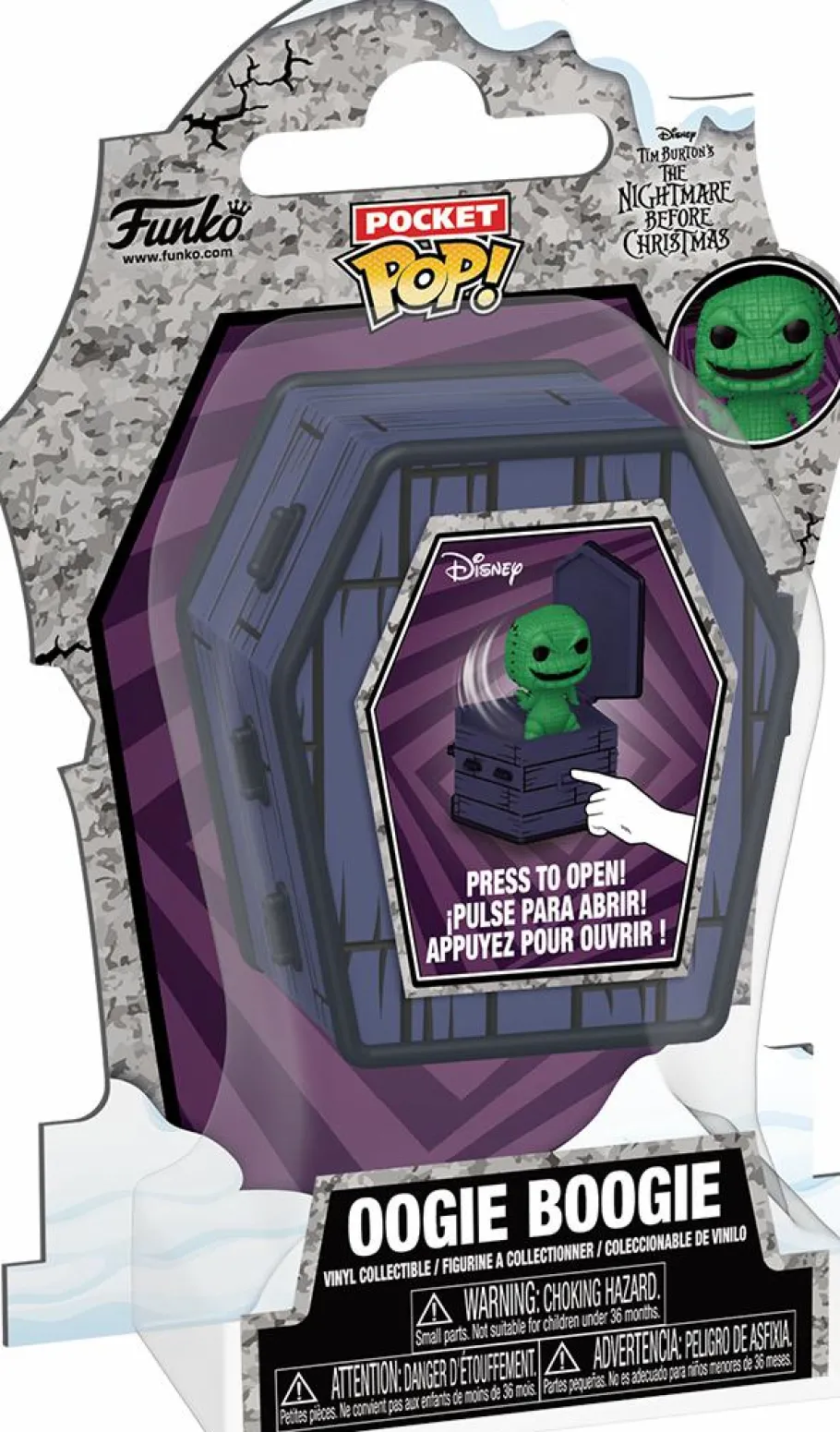 Standard Pop!>The Nightmare Before Christmas - Oogie Boogie in Coffin Pocket Pop! Vinyl Figure