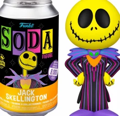 Designer Vinyl>The Nightmare Before Christmas - Jack Skellington Blacklight Vinyl SODA Figure in Collector Can (International Edition)