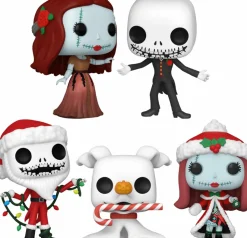 Pop! Bundles>The Nightmare Before Christmas 30th Anniversary - Merry Halloween Pop! Vinyl Bundle (Set of 5)