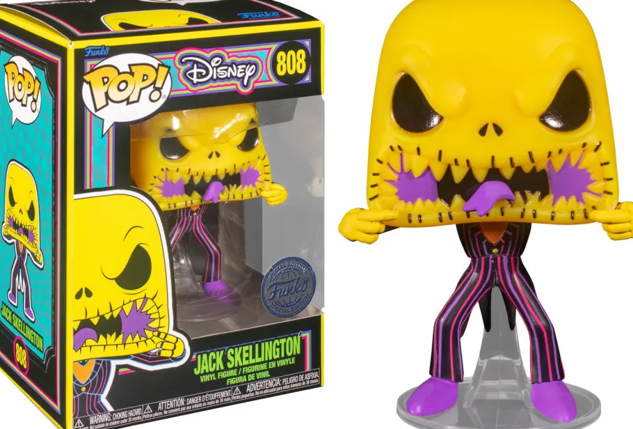Standard Pop!>The Nightmare Before Christmas - Jack Skellington with Scary Face Blacklight Pop! Vinyl Figure