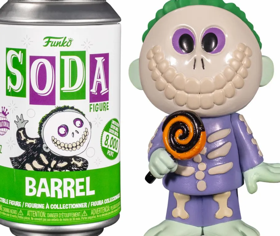 Designer Vinyl>The Nightmare Before Christmas - Barrel Vinyl SODA Figure in Collector Can (International Edition)