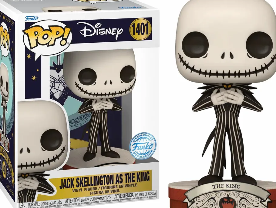 Standard Pop!>The Nightmare Before Christmas - Jack Skellington as the King Pop! Vinyl Figure