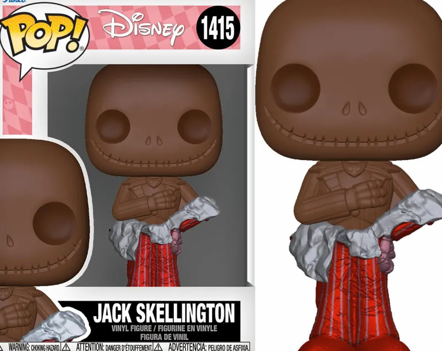 Standard Pop!>The Nightmare Before Christmas : Valentines 2024 - Jack Skellington (Chocolate) Pop! Vinyl Figure
