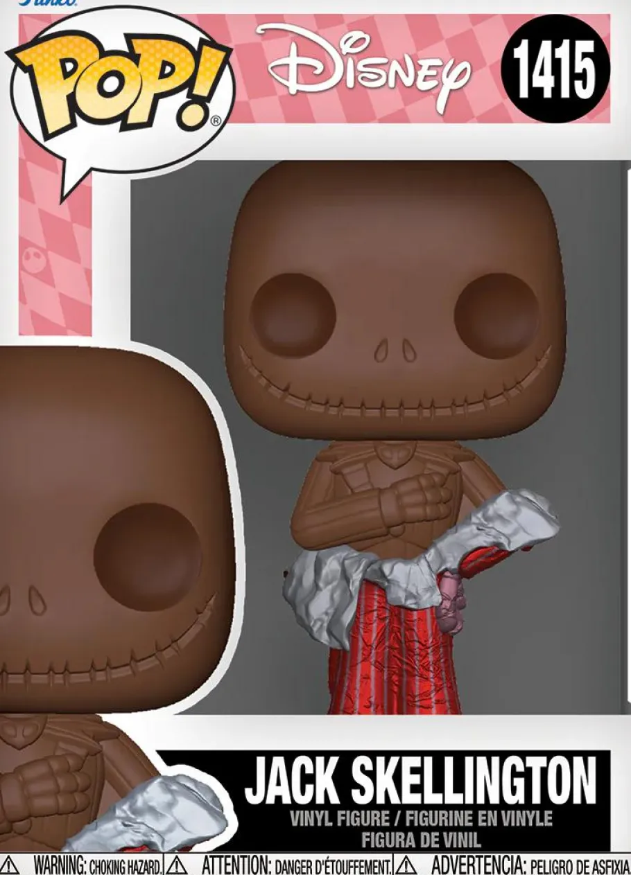 Standard Pop!>The Nightmare Before Christmas : Valentines 2024 - Jack Skellington (Chocolate) Pop! Vinyl Figure