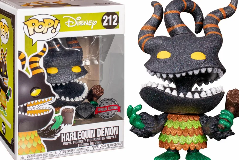 Standard Pop!>The Nightmare Before Christmas - Harlequinn Demon Diamond Glitter Pop! Vinyl Figure