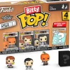 Designer Vinyl>The Office - Dwight (Pumpkinhead), Erin, Michael & Mystery Bitty Pop! Vinyl Figure 4-Pack