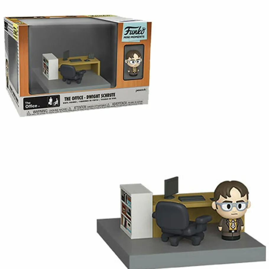 Designer Vinyl>The Office - Dwight Schrute with Dunder Mifflin Office Diorama Mini Moments Vinyl Figure