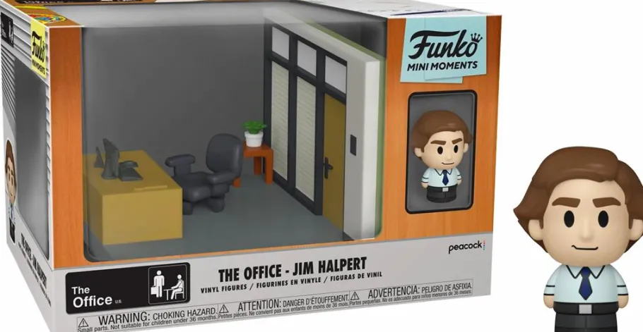 Designer Vinyl>The Office - Jim Halpert with Dunder Mifflin Office Diorama Mini Moments Vinyl Figure