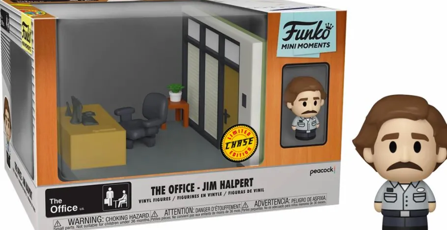 Designer Vinyl>The Office - Jim Halpert with Dunder Mifflin Office Diorama Mini Moments Vinyl Figure
