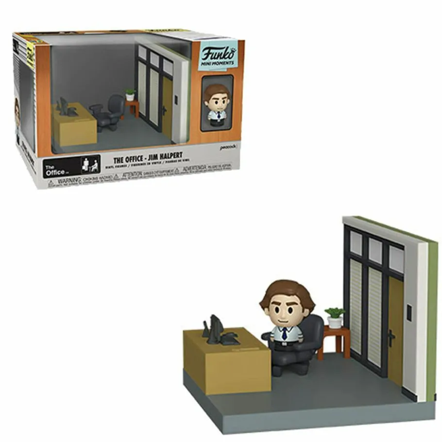 Designer Vinyl>The Office - Jim Halpert with Dunder Mifflin Office Diorama Mini Moments Vinyl Figure