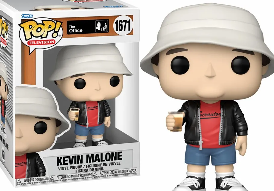 Standard Pop!>The Office - Kevin Malone With Drink Pop! Vinyl Figure