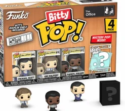 Designer Vinyl>The Office - Michael, Jim, Darryl & Mystery Bitty Pop! Vinyl Figure 4-Pack