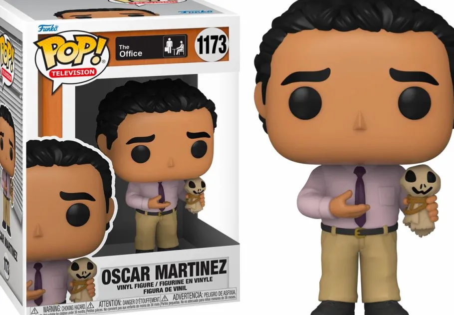 Standard Pop!>The Office - Oscar Martinez with Scarecrow Pop! Vinyl Figure