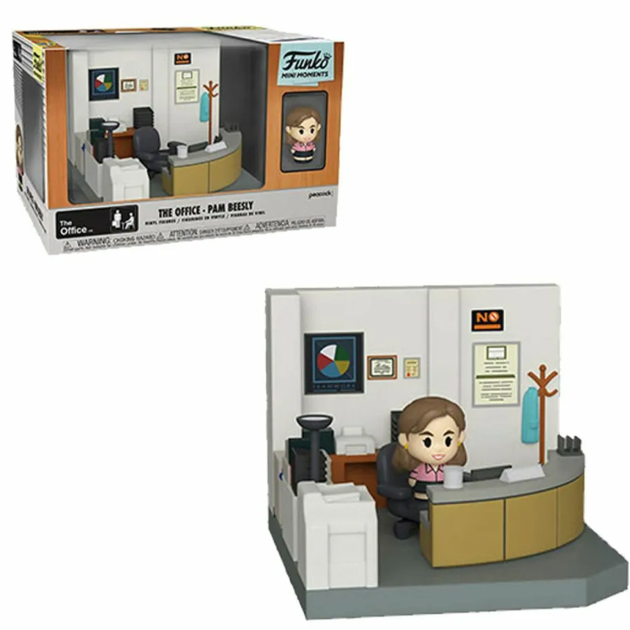Designer Vinyl>The Office - Pam Beesly with Dunder Mifflin Office Diorama Mini Moments Vinyl Figure