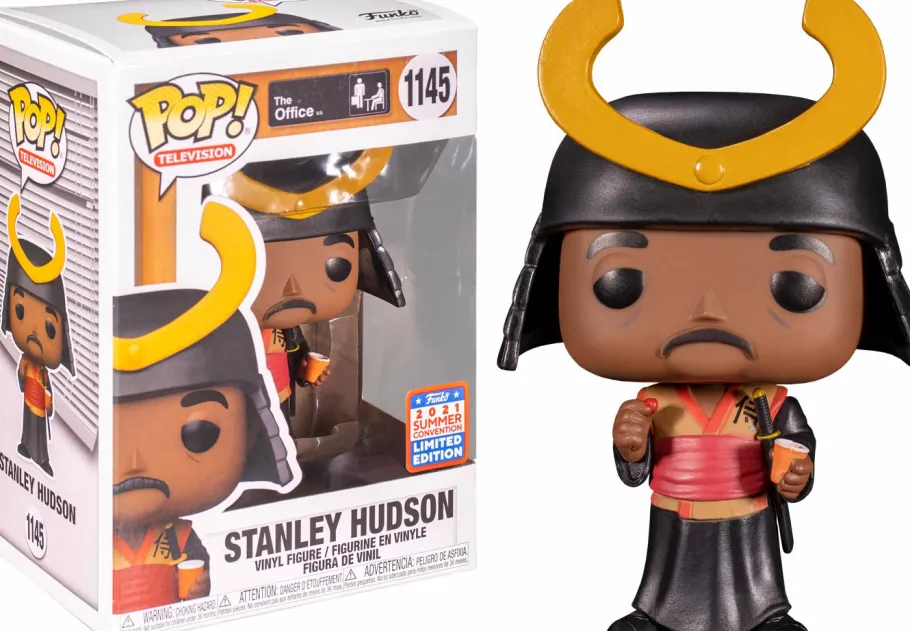 Funko Convention Exclusives>The Office - Stanley Hudson as Warrior Pop! Vinyl Figure (2021 Summer Convention Exclusive)