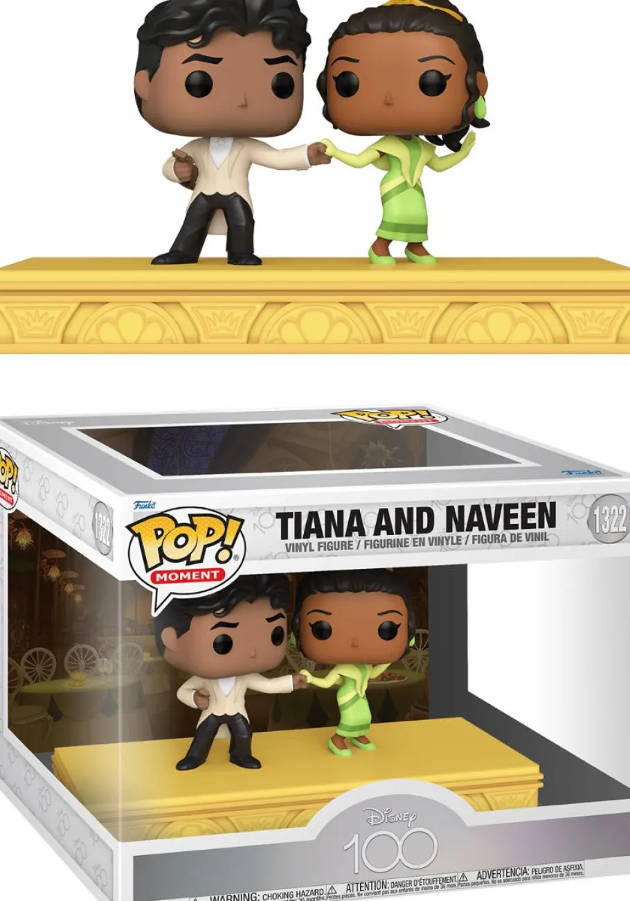 Pop! Moments>The Princess and the Frog (2009) - Tiana & Naveen Disney 100th Pop! Moment Vinyl Figure