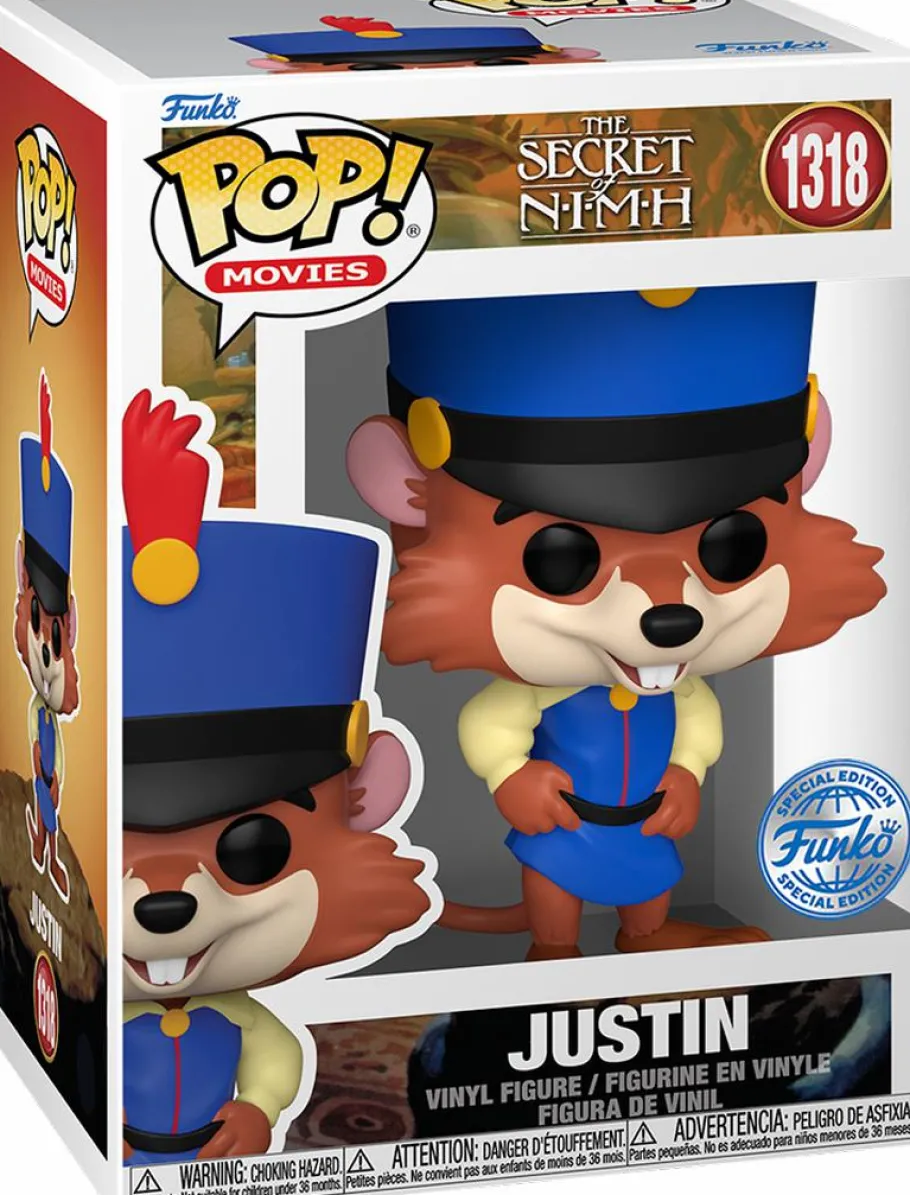 Collector & Mystery Boxes>Secret of NIMH, The The Secret of NIMH - Justin Mystery Box (Includes Justin & 3 Exclusive Pop! Vinyl Figures)
