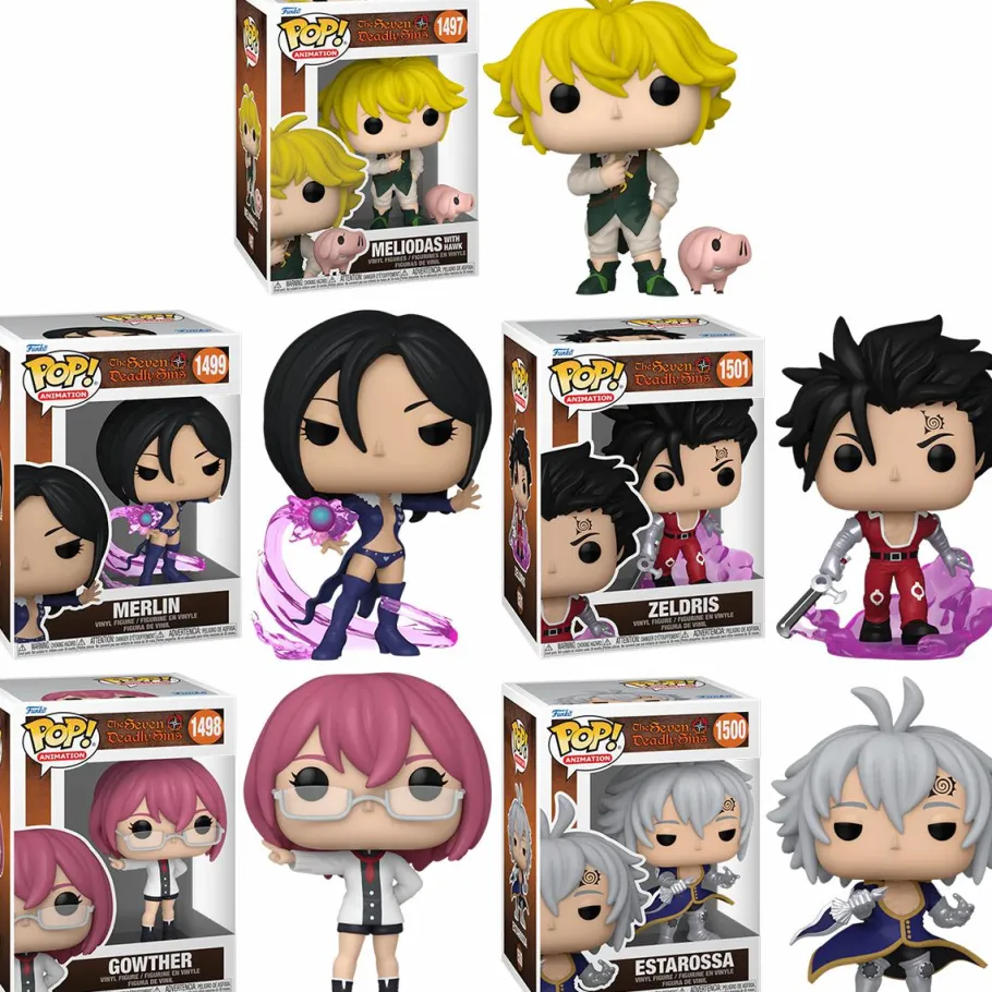 Standard Pop!>Seven Deadly Sins The - Holy War Pop! Vinyl Bundle (Set of 5)